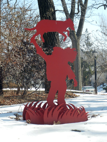 Sally Forth sculpture